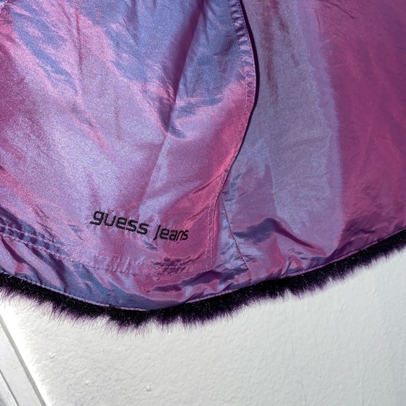 Fuzzy Guess Jeans Vest - Picture 4 of 8